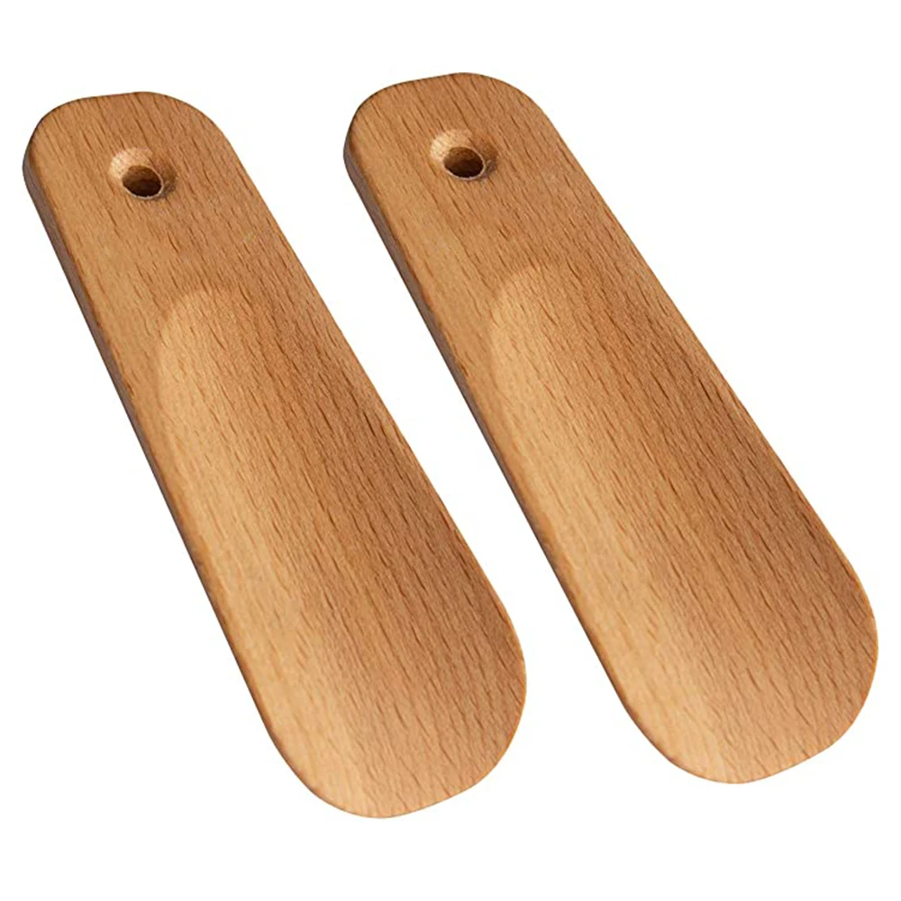 Hot Sale Beech Wood Small Custom ShoeHorns Mini Shoe Horn for Child