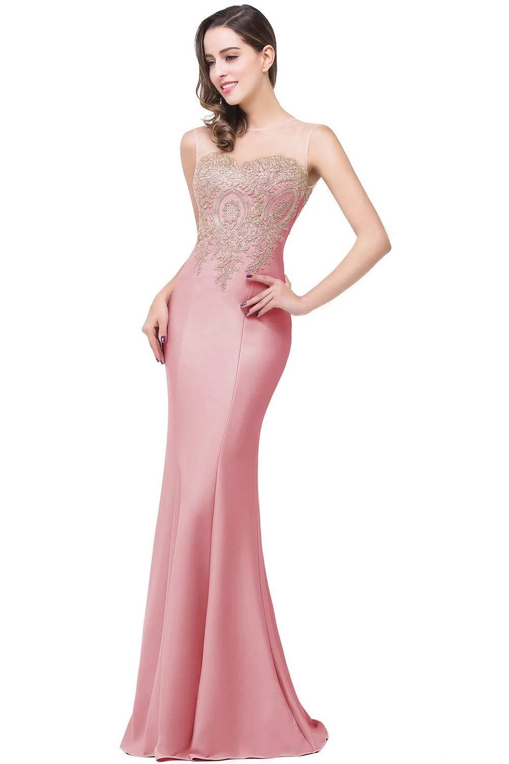 Banquet evening dress European and American sexy fishtail long backless long party dress drop shipping fulfill