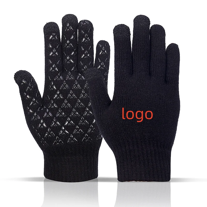 Winter Gloves for Men Women, Upgraded Touch Screen Texting Warm Gloves with Thermal Soft Knit Lining, Elastic Cuff