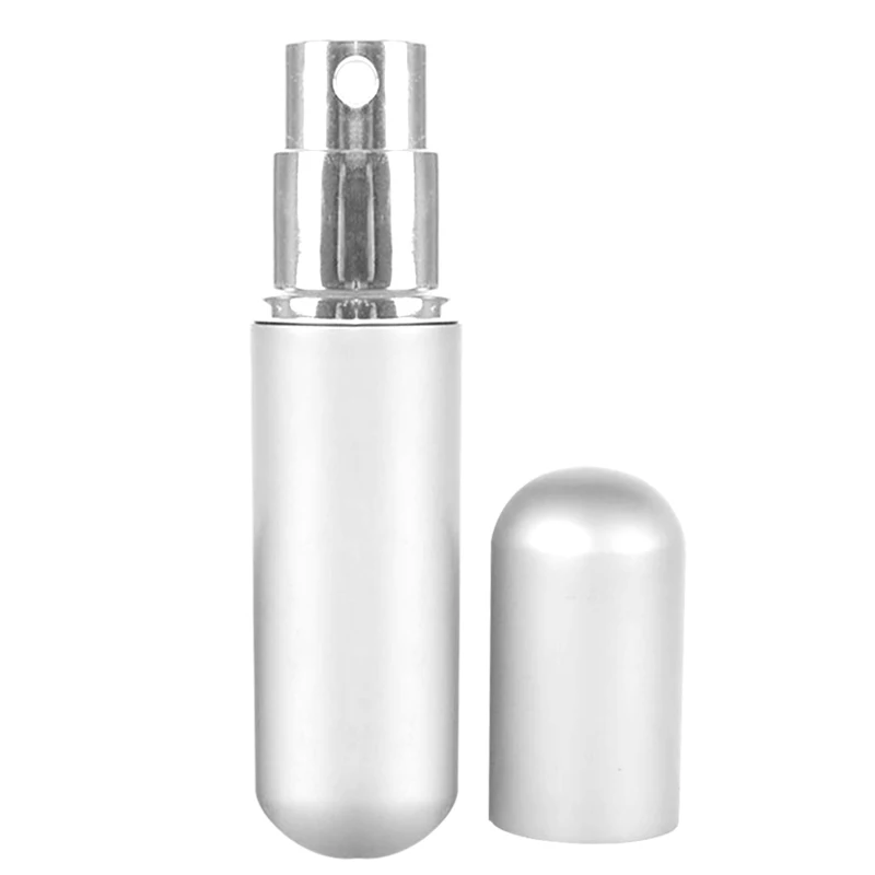 Portable Atomizer Aluminum Spray Perfume Bottle Travel Sized 5ml Refillable Atomizer Perfume Spray Bottle