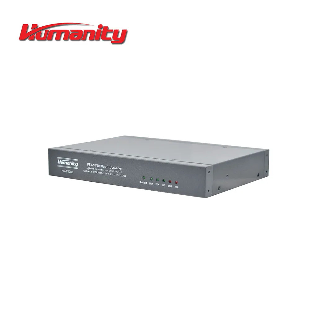 Humanity HM-C108B E1 to IP Converter with 64kbps to 2048kbps