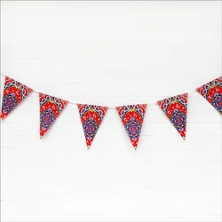 260-300cm Crescent Decoration Muslim Paper Ramadan Banner For Festival