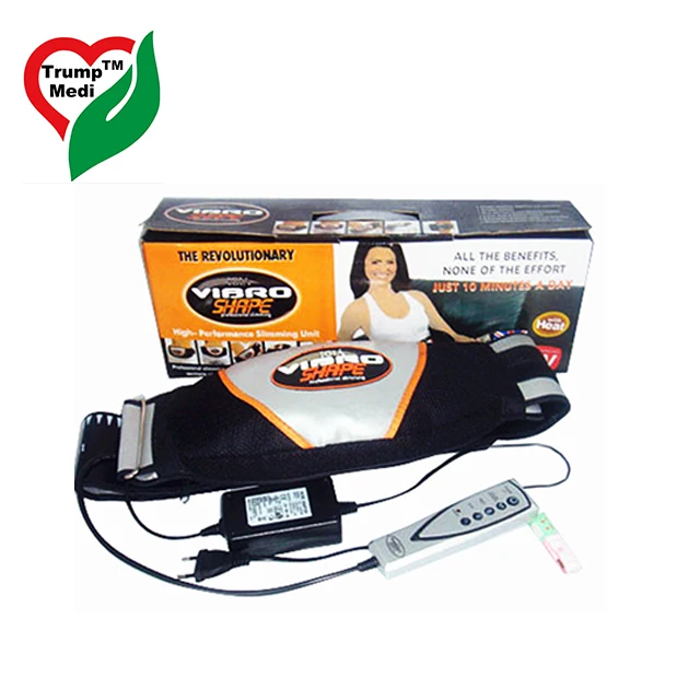 belly fat weight loss beauty belly vibro shape body vibration massage belt with heat ecg machine 12 channel