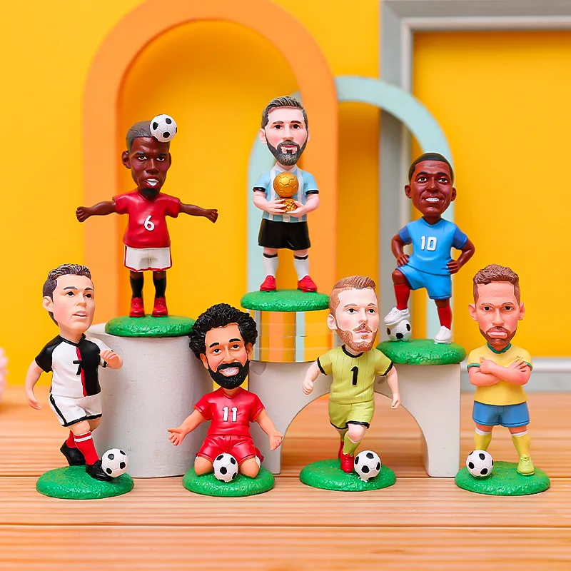 2024 Paris Games Football Star Statue Bobblehead Customized Basketball Player Star Decoration Gift 12CM Games