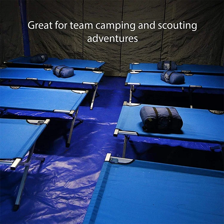 Factory wholesale Folding Camping  Outdoor Beach  Reclining Folding bed for man and woman