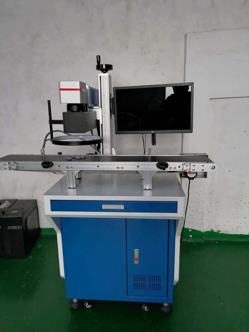 20W 30W 50W 100W CCD Camera Visual Positioning Automatic Focus Fiber Laser Marking Machine