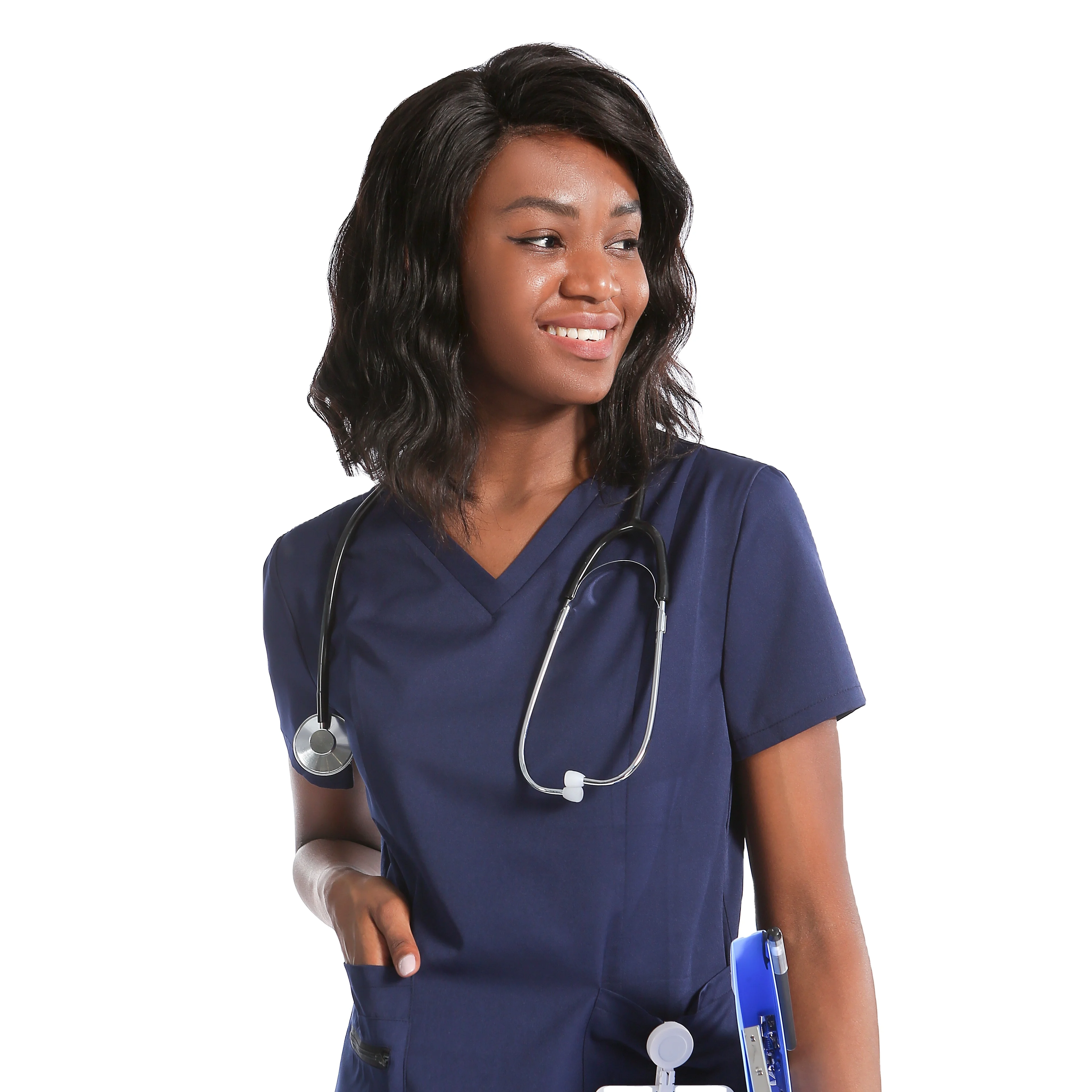 Ready to ship plus size hospital dentist scrub uniform surgical scrub nurse uniform