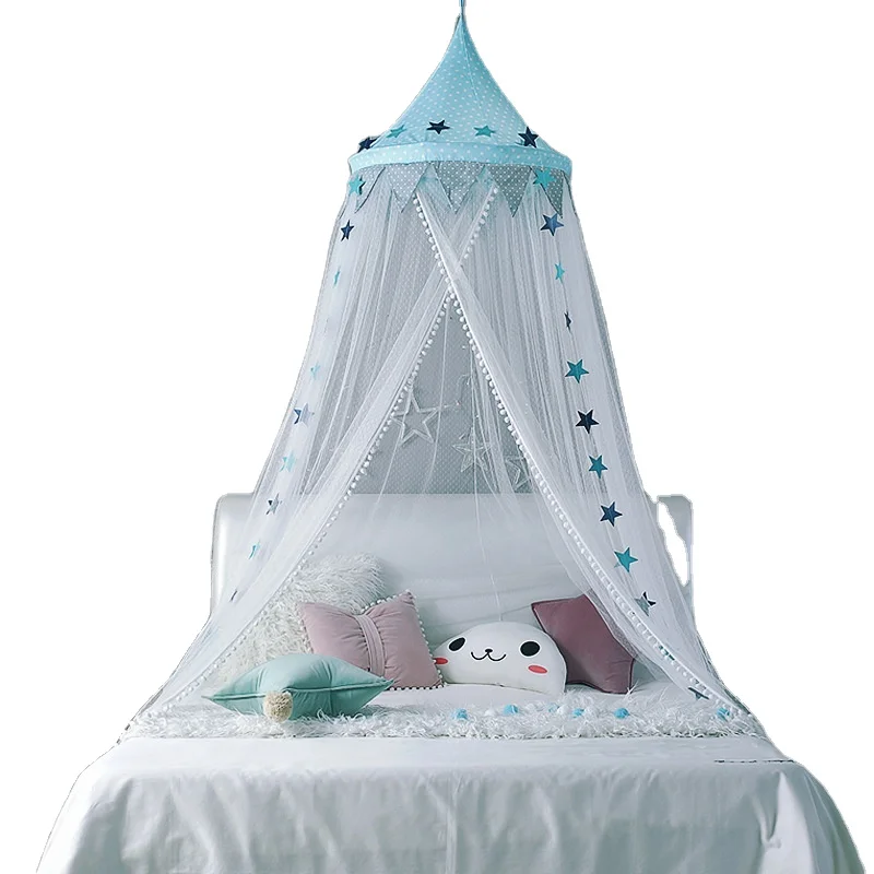 Шторы для девочек на кровать с навесом подвесные москитные сетки для детской кровати