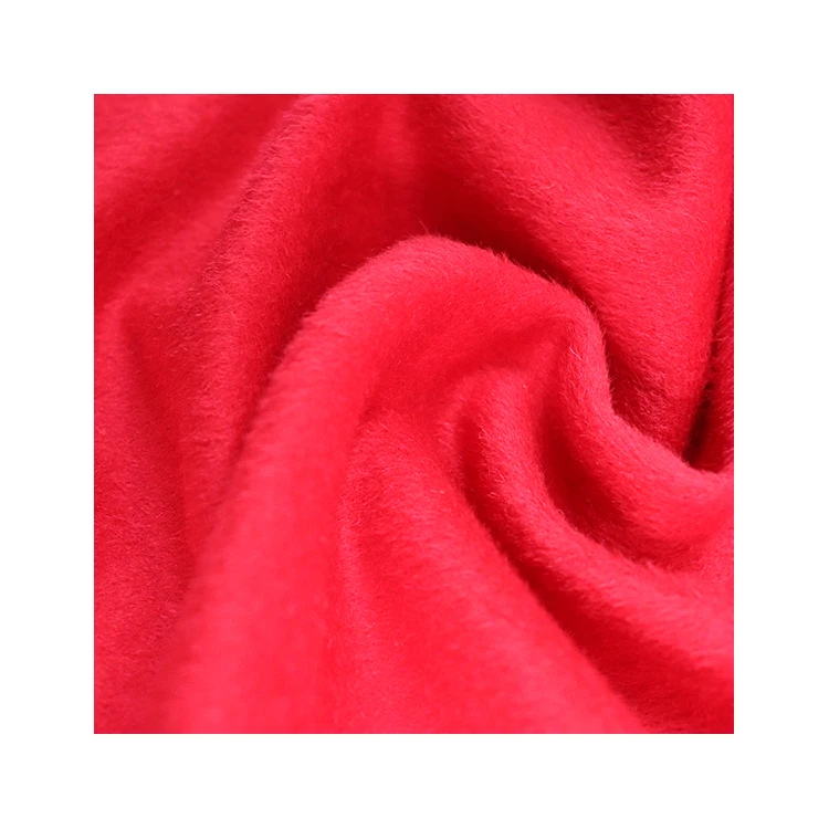 
Classic woven woolen single side wool viscose blended fabric 