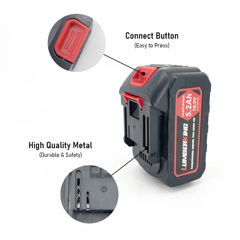 16.8V 21V Cordless Power Tool Lithium Chainsaw a Battery for Garden