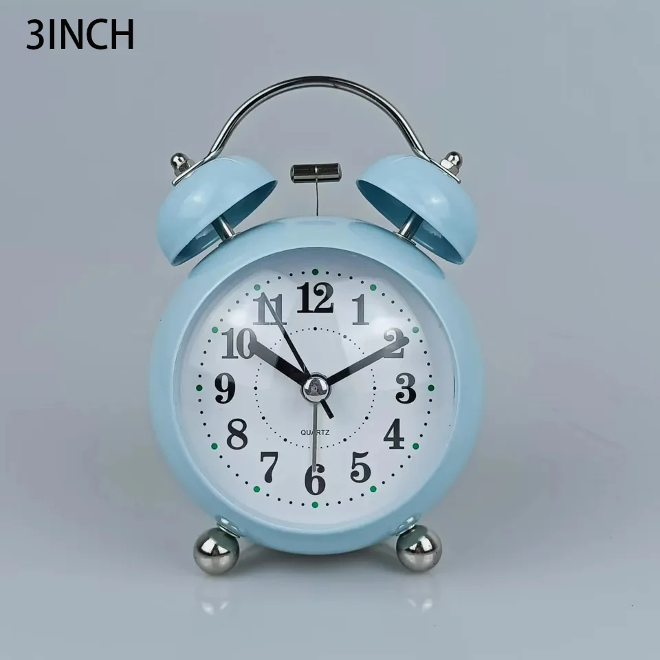 Factory Supply Round Alarm Desk Clock 3Inch Alarm Clock Quality Alarm Clock For Elderly