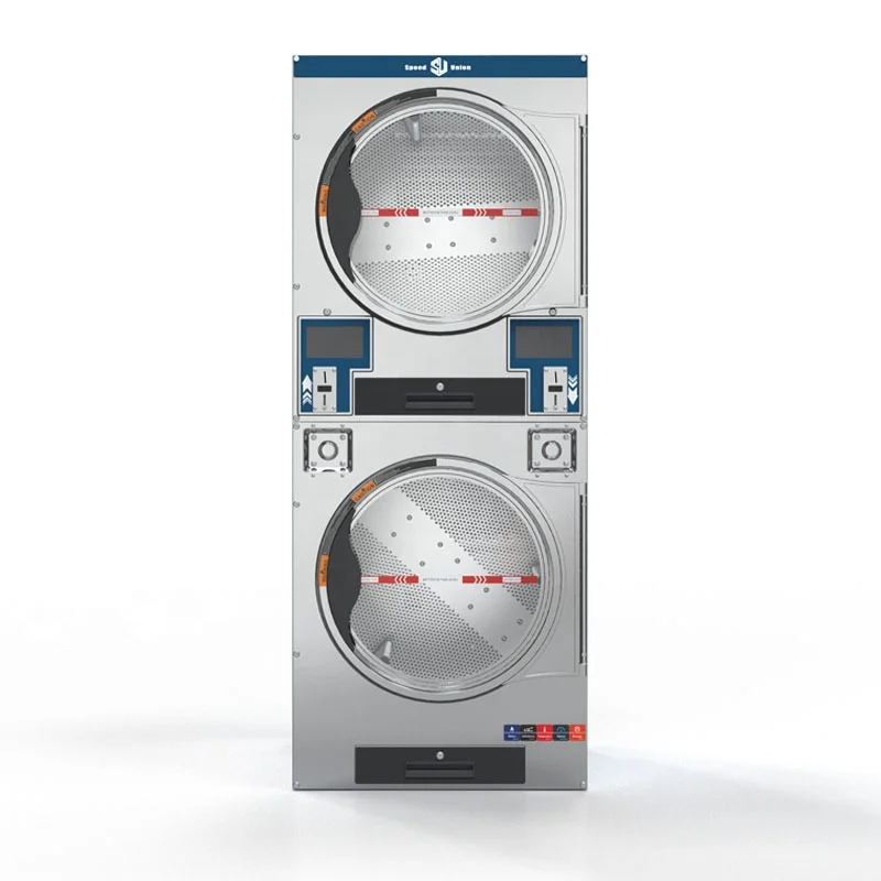 Factory direct sale Cheap Price Washing Machine and dryer stack Commercial Laundry Automatic