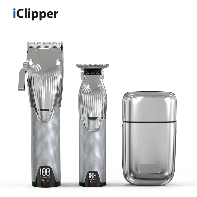  Бритва iClipper-TX1-1 с двойной фольгой Машинка для бритья мужчин электрическая перезаряжаемая бритва