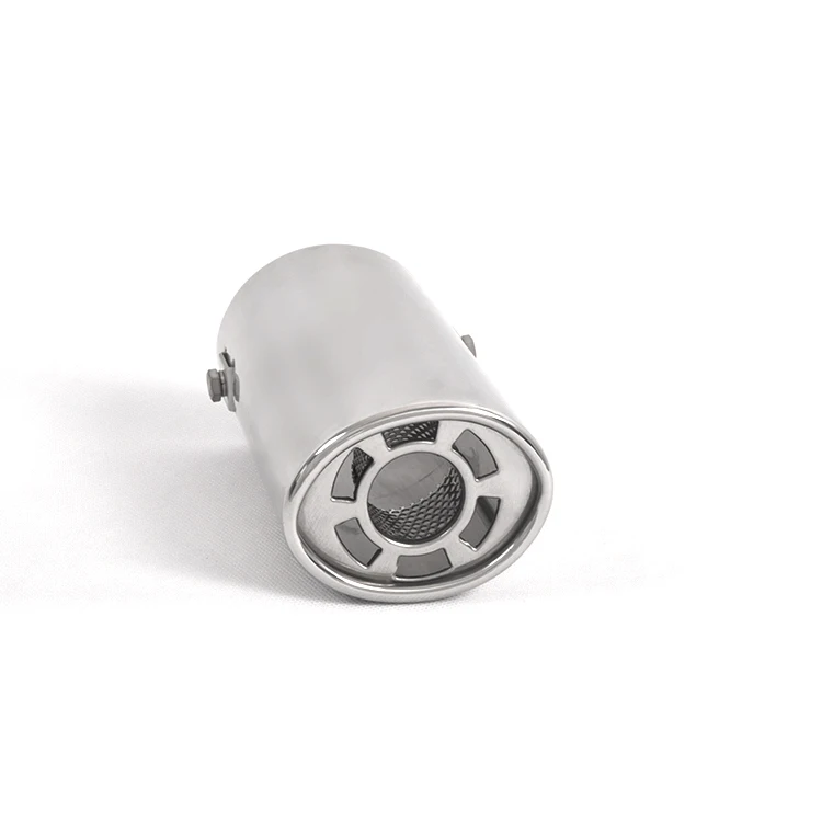 Exhaust Muffler Tip exhaust pipe dual tips With Blue Frame