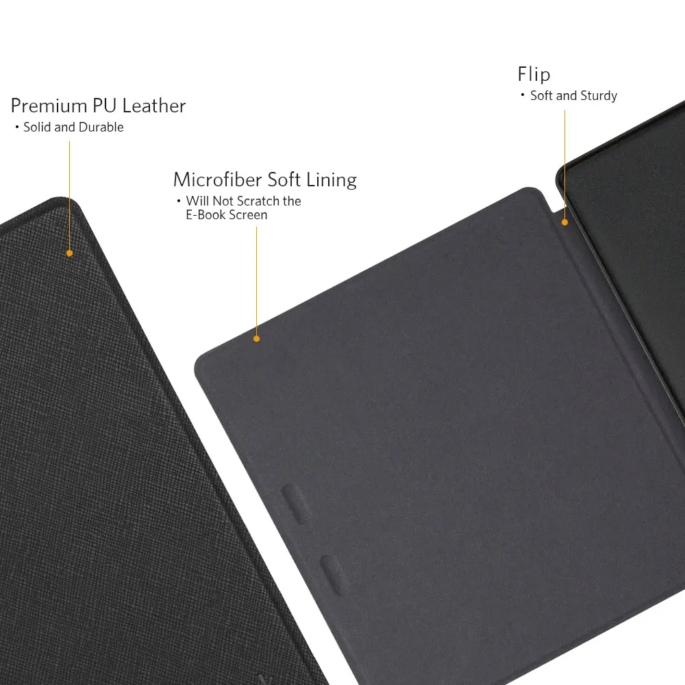 
Slim Fit Stand Cover case Support Hands Free Reading with Auto Wake Sleep for amazon kindle oasis electron book 