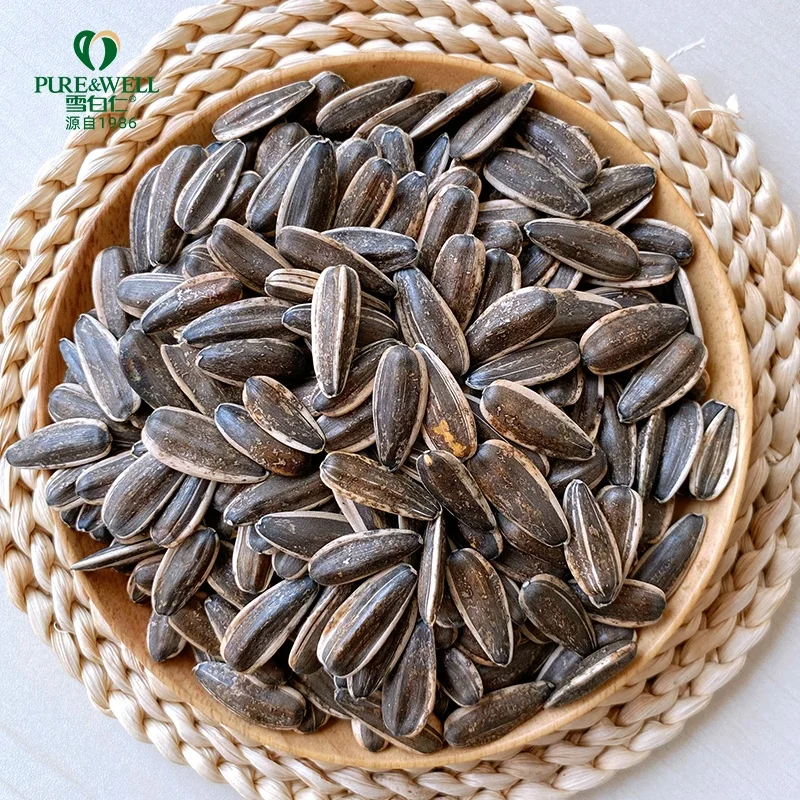 China factory supply  white dried sunflower seeds black