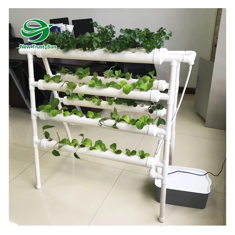 
Nft Hydroponics System with 72 Holes Kits Vertical Hydroponic Systems PVC Tube Plant Vegetable 