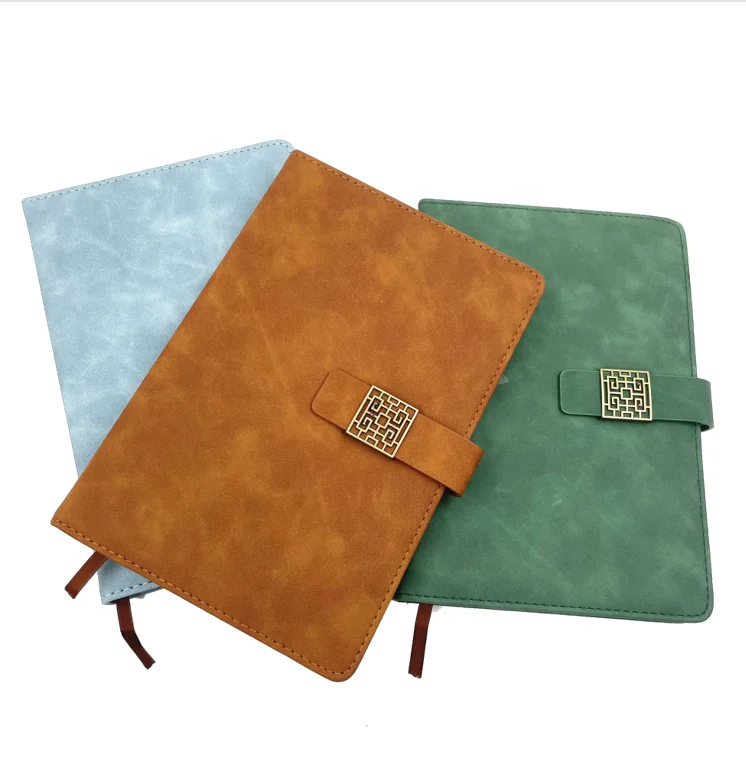 Fancy Design Journal Printing Custom A5 Leather Notebook Budget Planner