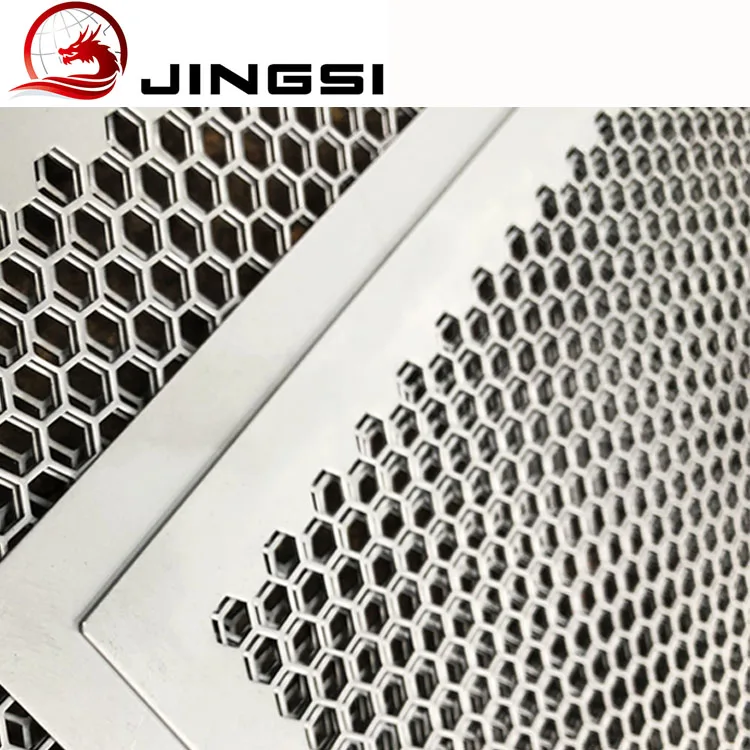 Stainless Steel Honeycomb Perforated Mesh For Facade
