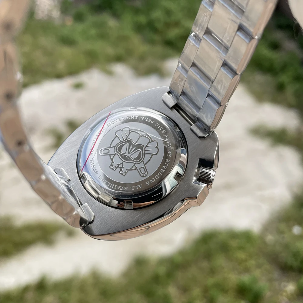 День и дата погружения часы! Бренд STEELDIVE SD1970W 200 м 20 АТМ Керамическая рамка сапфировое стекло автоматические 6105 часы для черепахи