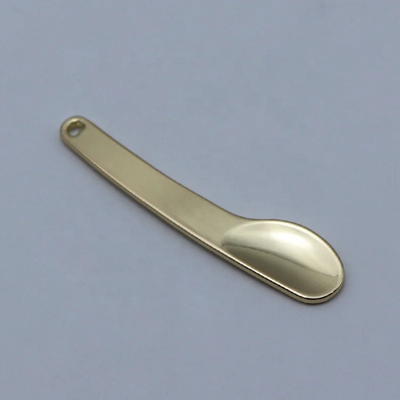 60mm Gold Metal eye face mini cream cosmetic spatulas