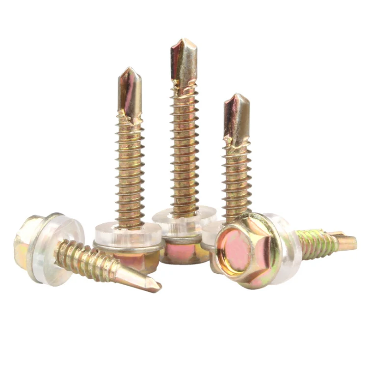 Гладить изделие из нержавеющей стали болты с шестигранной головкой и крестообразным шлицем из винтовые фланцевые винты для дерева