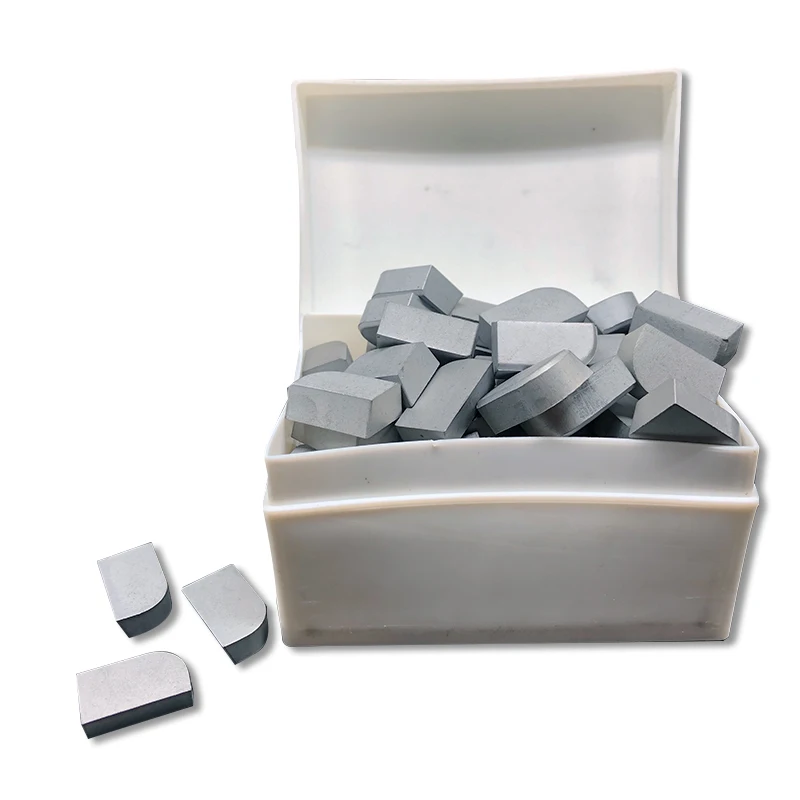 Cemented Carbide Brazed Tips Tungsten Carbide Tool Tips A20  Carbide Tips Blank