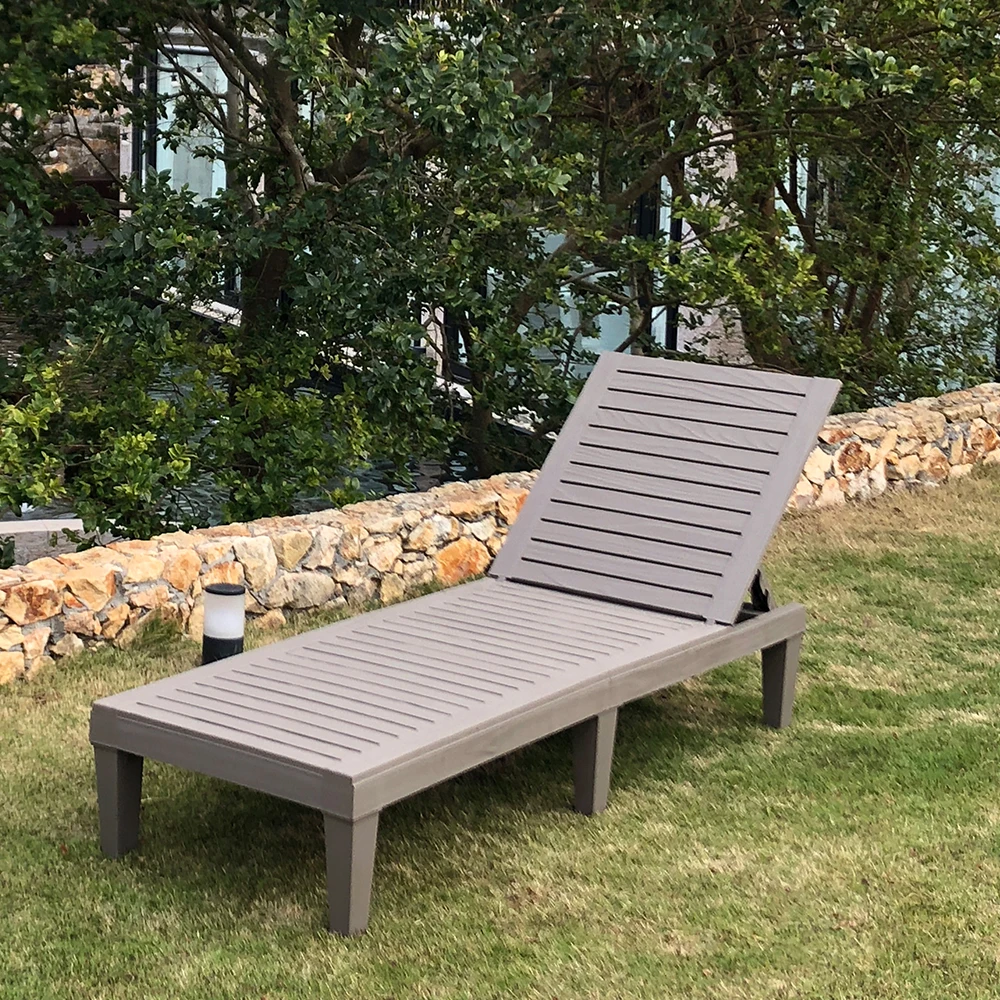 Hot selling sun beach chair 5 position back adjustable poolside bed