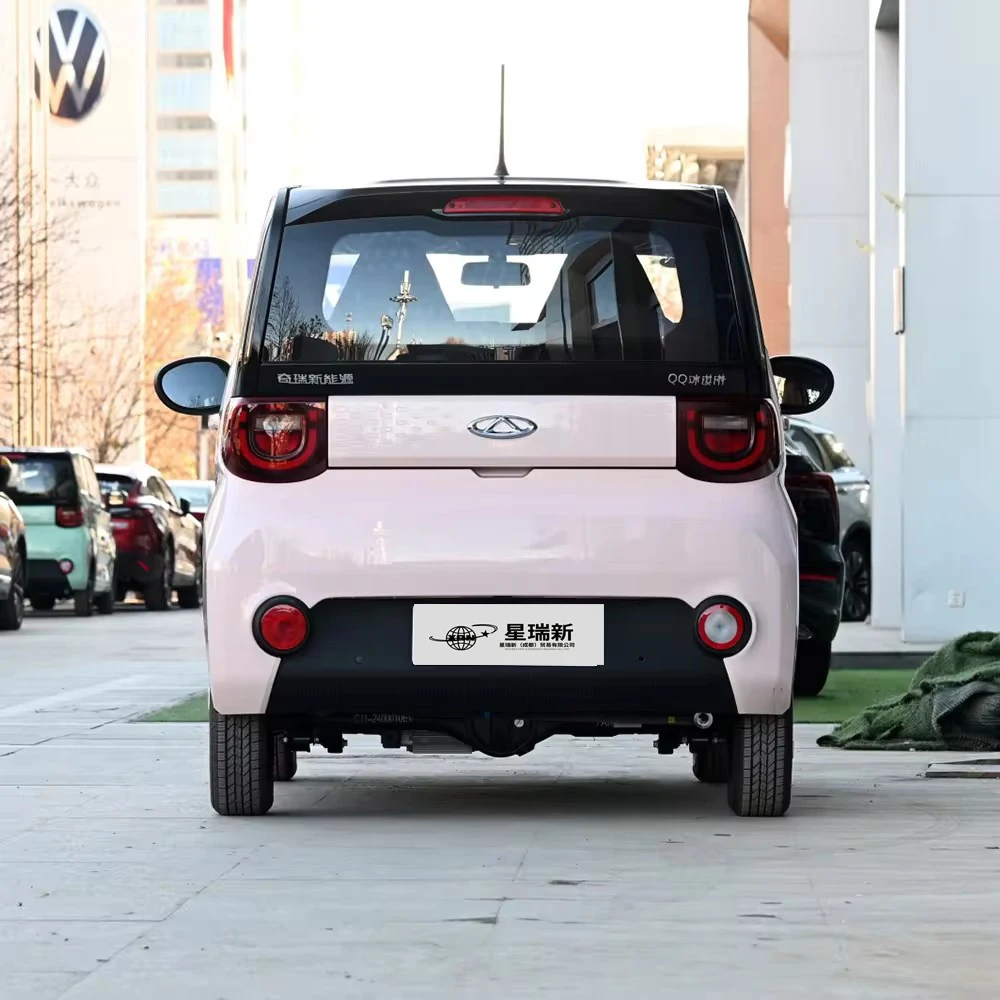 Мини-автомобиль Chery QQ Ice EV произведенный в 2023 дешевый Новый энергетический автомобиль от китайского фотоаппарата Электрический тканевый Аккумулятор под заказ темный R12