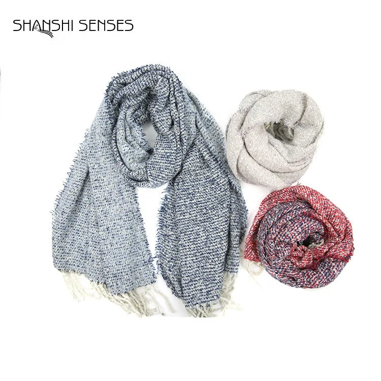 Chunky Pashmina Scarf 100% Polyester Shawl Scarf