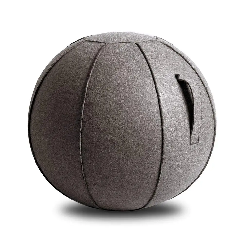 Exercise Yoga Balance Ball with cover Non-slip Pvc Customized Anti-burst Stability Gymnastic