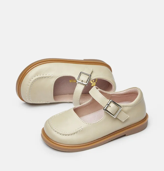 Girls Elegant Mary Jane Shoes Dress Flats Oxford School Uniform Shoes for Kids