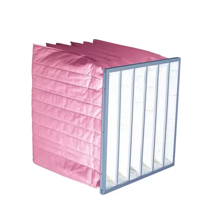 Customized Aluminum Frame Air Filter Element Medium Efficiency Air Filter F5/F6/F7/F8/F9  Medium Efficiency Filter