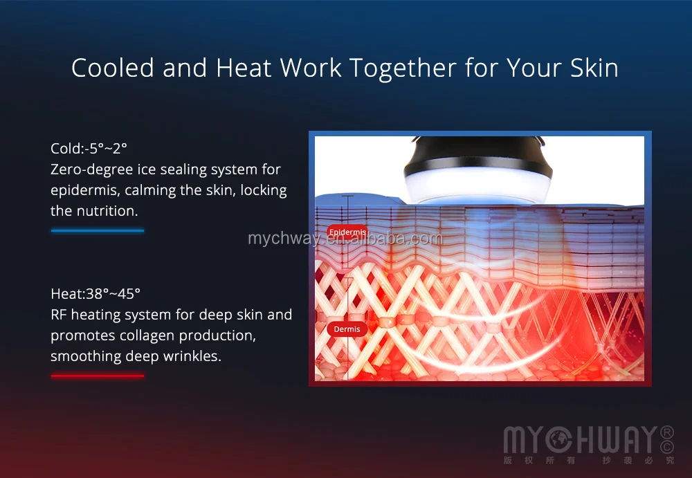 Snow Ice Cooled RF Radio Frequency Skin Tightening Facial Care Beauty Machine