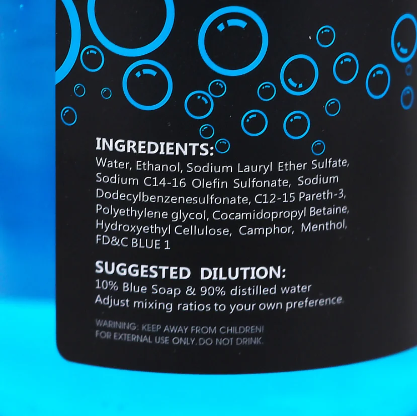 2021 hot sale 500ML Tattoo Blue Soap for Tattoo aftercare