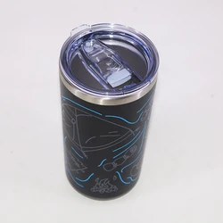 Wide mouth insulated custom logo heat transfer sublimation resuable tumbler vacuum stainless steel travel mug with lid