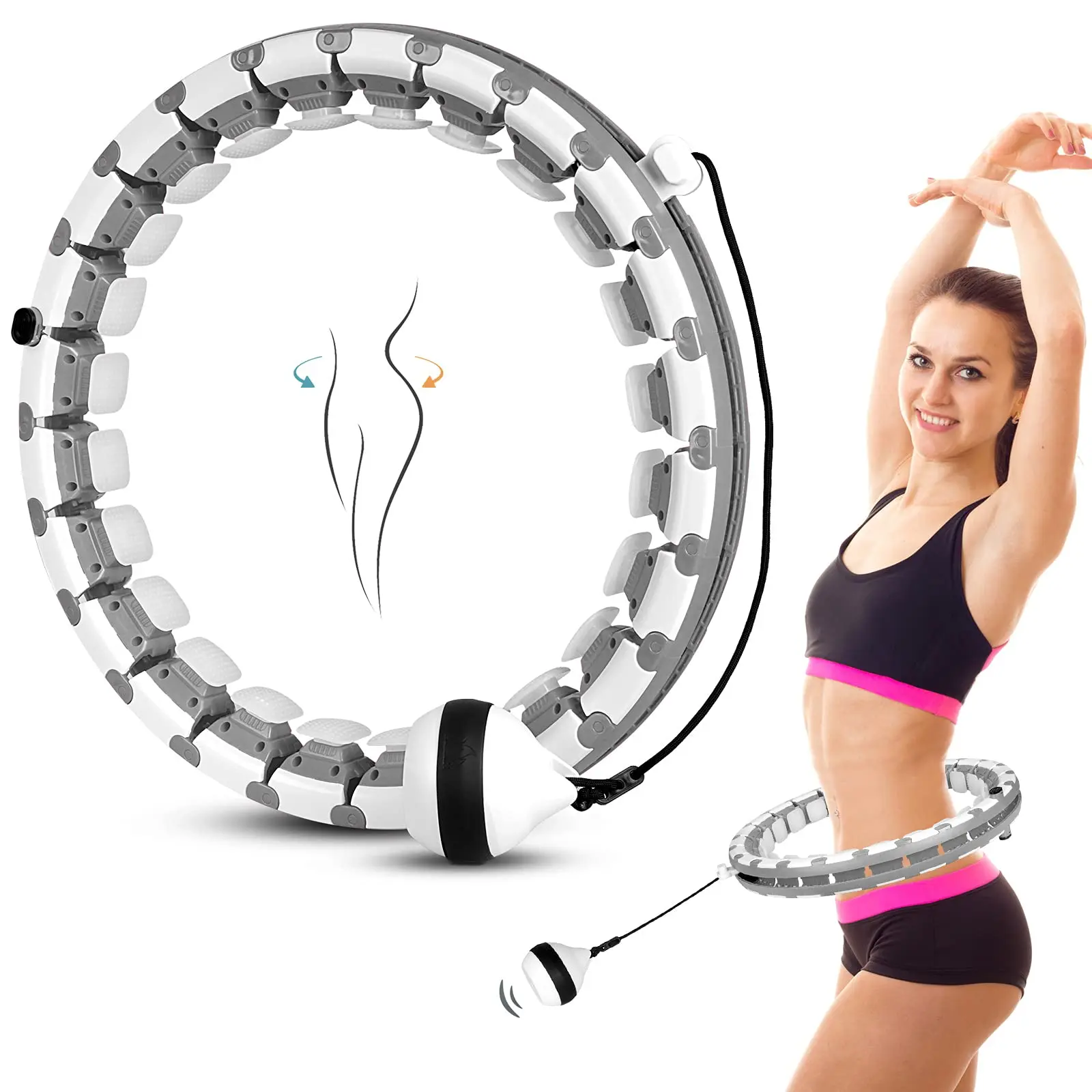 Смарт-обручи для взрослых с регулируемым утяжелением