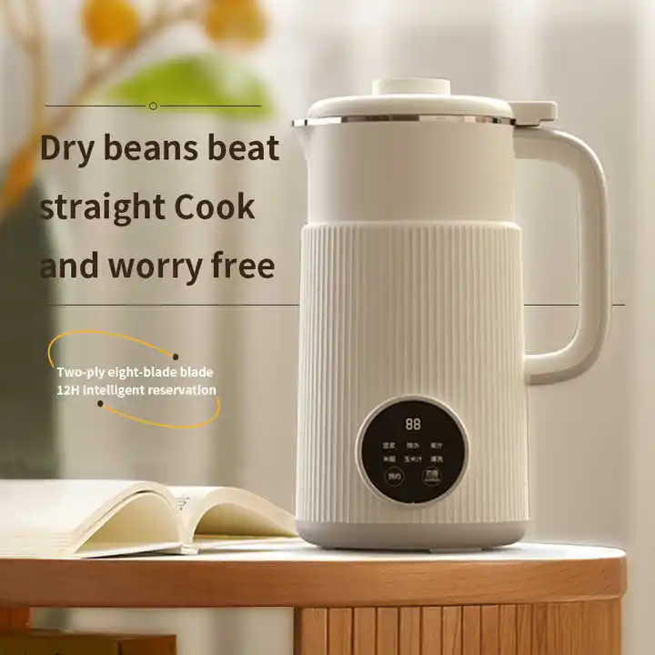 Household 800Ml 1200Ml Electric Soybean Milk Machine Mixeur Portable Multifunctional Almond Nut Soya Milk Maker
