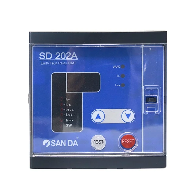 Smart panel earth fault timer protection relay for electrical circuit protection