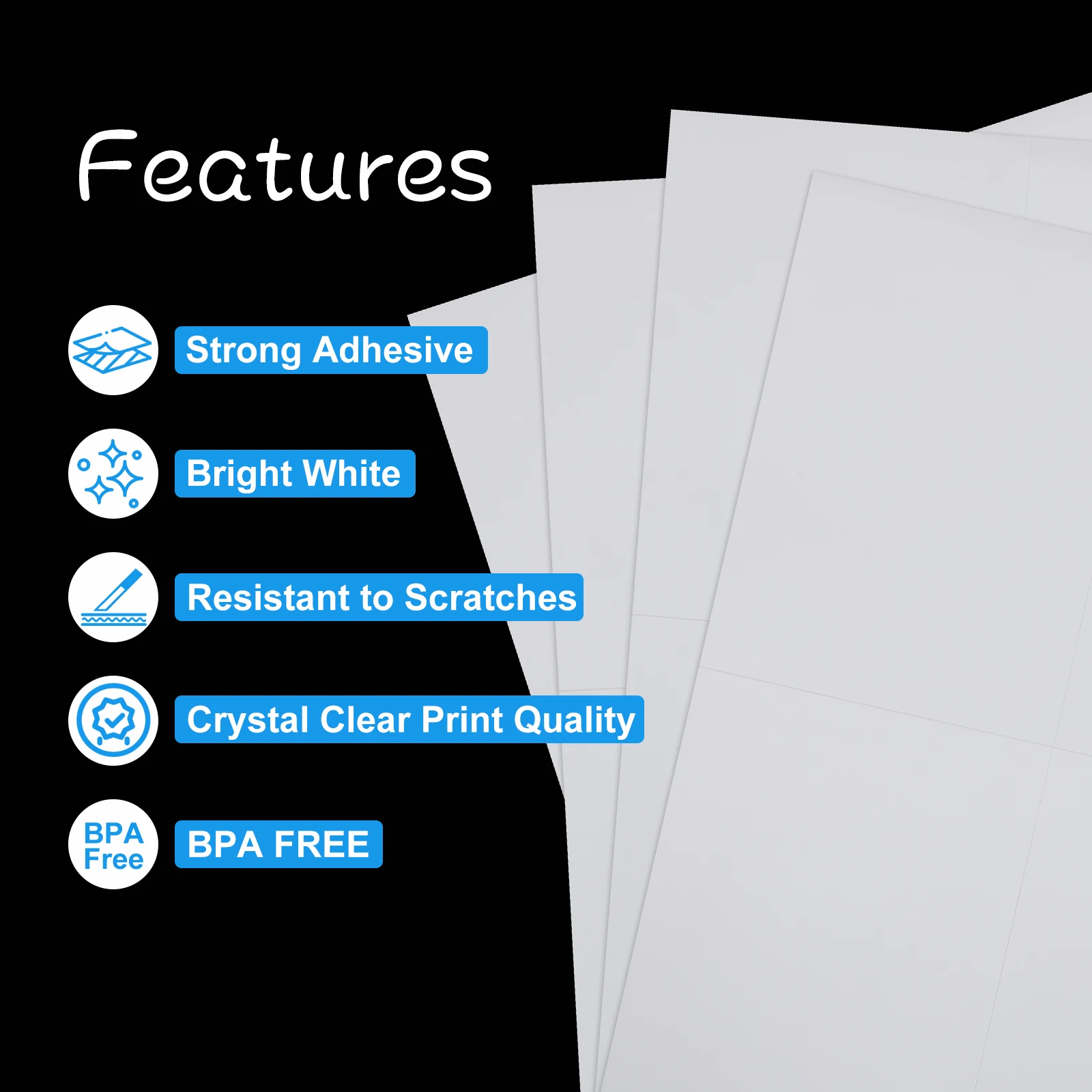 Unifon High Quality Stickers Strong Adhesive Custom Die-cut Sticker Sheets for Water Cup Notebooks and Gifts