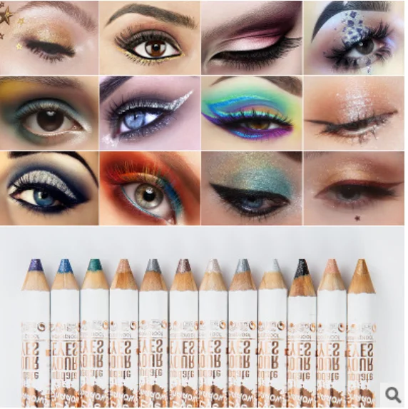 12 color pearl eyeshadow  eye shadow Palette wholesale manufacturers customized private  label Make-up plate