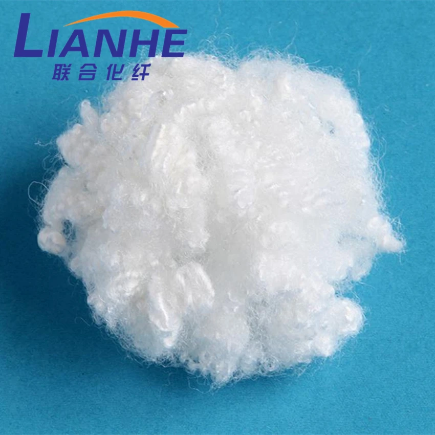 15D 64mm Hollow Conjugated Silicone Polyester Fiber for filling