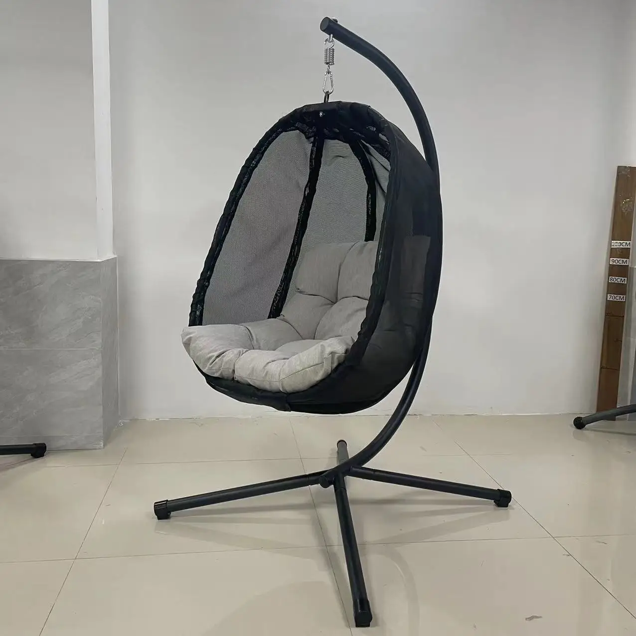 DAIJIA Comfortable  teslin KD folder carton packagers Relaxing Hanging Swing  Garden Chair