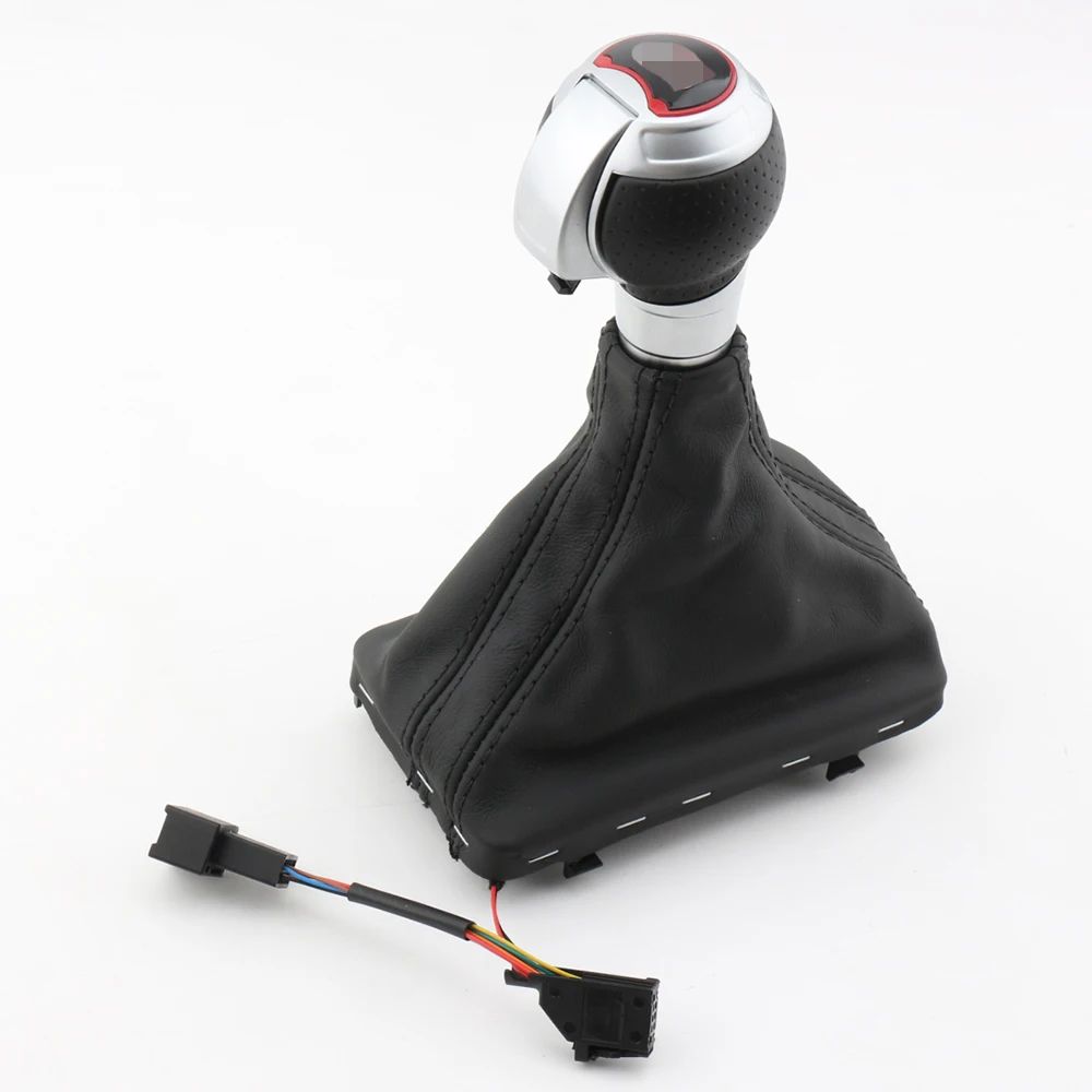 Hot Selling Auto Parts Retrofit Special Automatic with LED Light + Dust Cover Metal Shift Gear Head for Audi RS6 C7 2013-2018