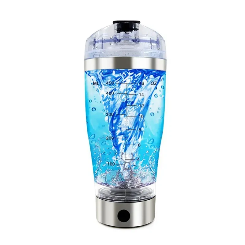 Stylish Stainless-Steel Electric Shaker Bottle Portable Vortex Mixer shaker