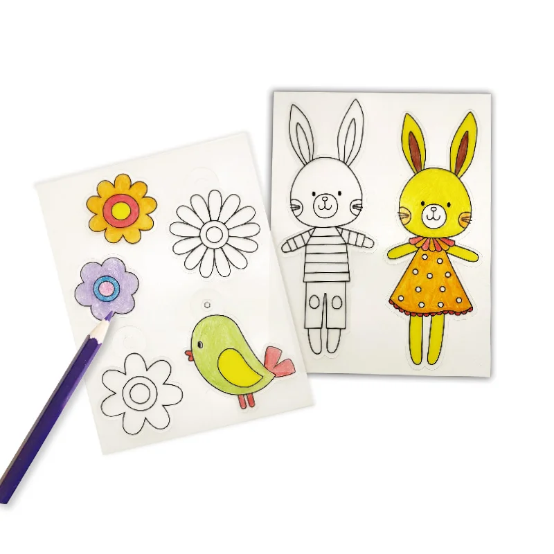 Semi-transparent Shrink Plastic Sheets,  Frosted Shrink Films Papers, Shrinky Dinks for Kids Creative Craft