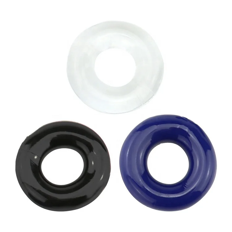 Adult products Crystal Penis Rings Delay Ejaculation Cockring For Men 3-Pack Cock Ring