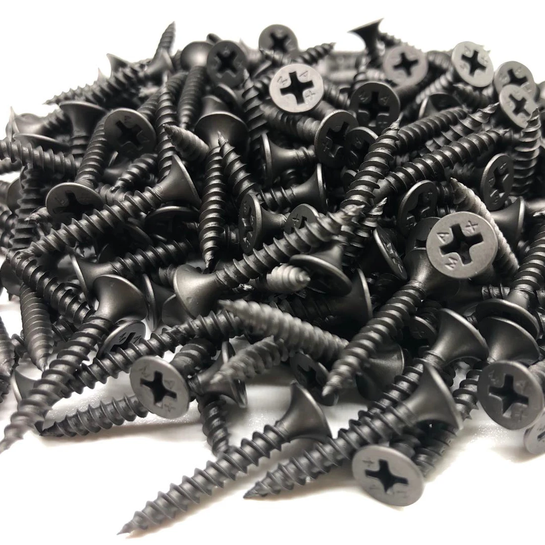 Flat Head Gypsum Board Drywall Screw With Tapping  Drilling Point 3.5x25