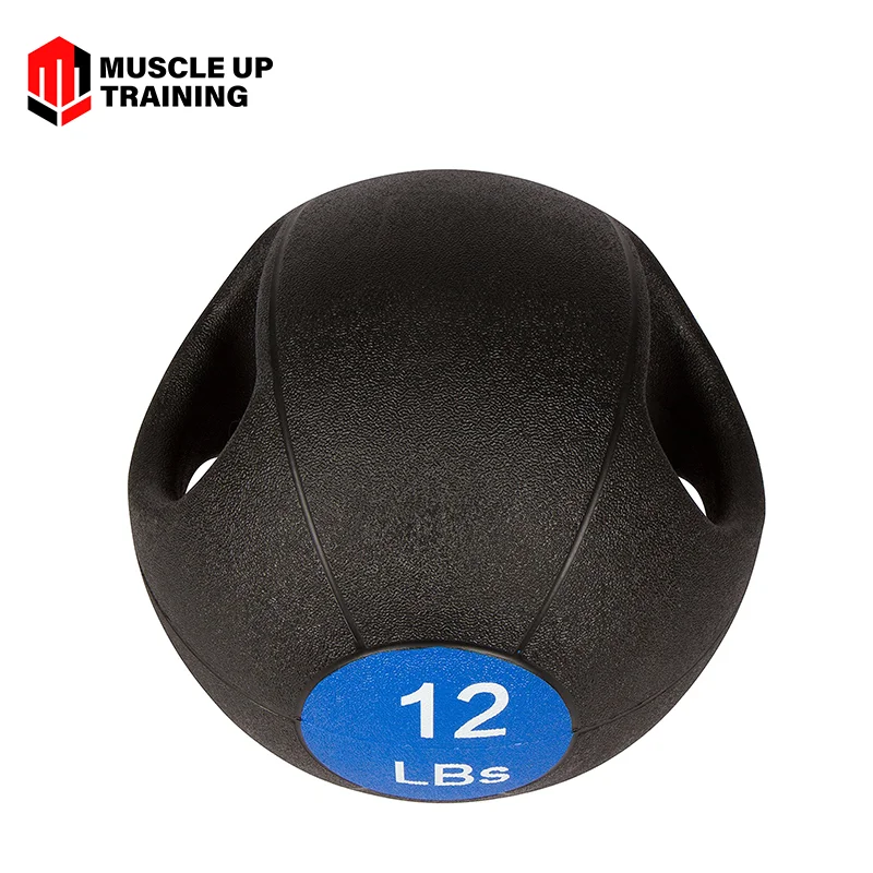 Slam Ball Small Bodybuilding Gym Exercise Medicine Rubber Black Opp Bag Comprehensive Fitness Exercises Muscle up Training / OEM