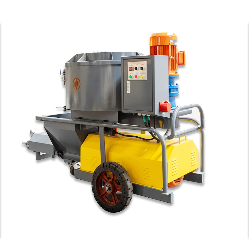 Portable Concrete Mixing Cement Mixer Pump Truck Mounted Concrete Mixing Pump